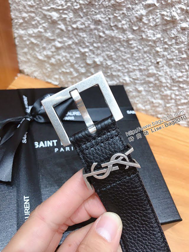 Saint Laurent女士皮帶 聖羅蘭2020新款YSL古金原版開模金扣腰帶  jjp1250